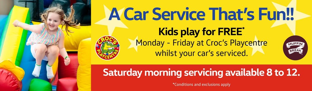 Who says having your Volkswagen serviced can't be fun? Large Image