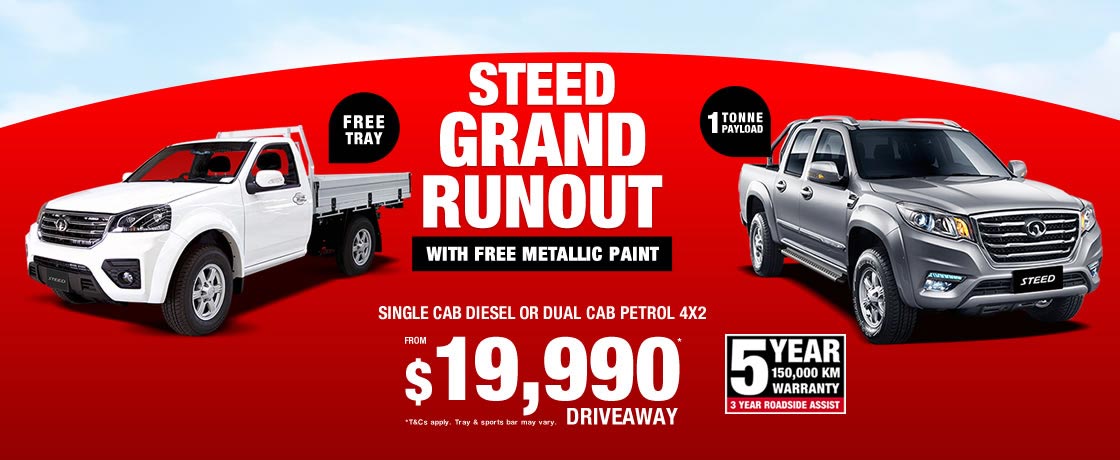 Great Wall Grand Steed Runout Great Wall Grand Steed Runout