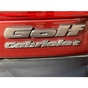 1996 Volkswagon Golf Cabriolet 2 Door Convertible