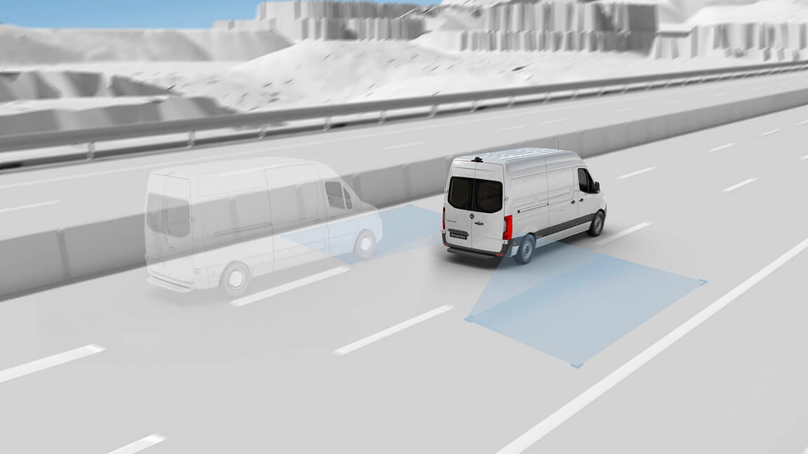 Blind Spot Assist with Rear Cross Traffic Alert : An extra pair of eyes.