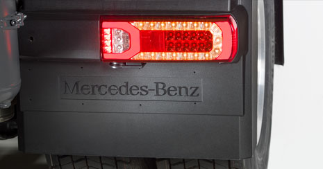 LED tail lamps.