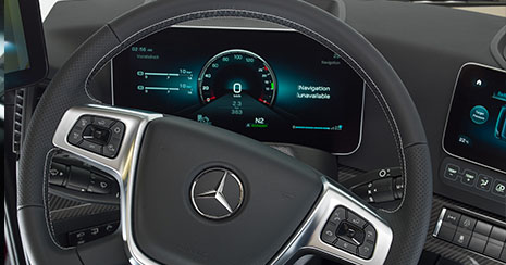 Multifunction Steering Wheel, Touch Control Buttons