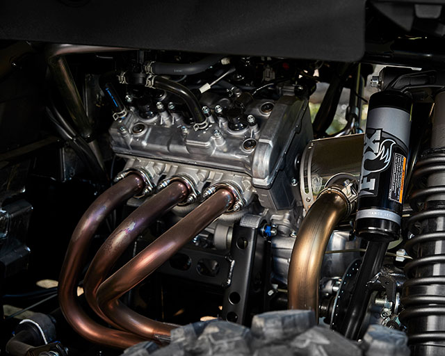 TURBO READY THREE CYLINDER ENGINE