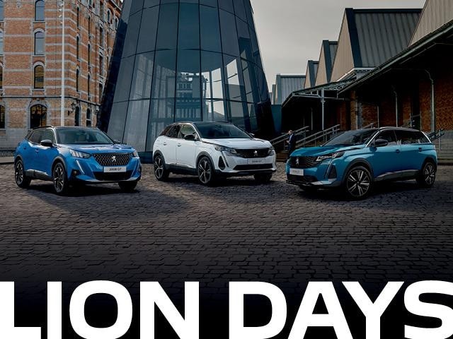 <h4>PEUGEOT Lion Days is now on.</H4>
<H4>Visit us today to take advantage of these offers.</h4>
<ul>
<li>Factory bonus<sup>1</sup>+ Free Accessories Packs<sup>1</sup> available on selected in stock MY21 Peugeot Passenger Models.</li><br>
<li>5-year Unlimited KM Warranty<sup>2</sup> + 5-year Roadside Assist<sup>3</sup></li>
</ul><p>Offer ends 30th June 2021.<p>Contact %%dealerName%% today to take advantage of this offer.<p>