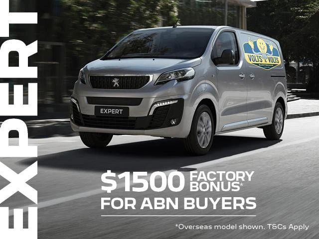 Peugeot Professional Expert Van ABN Bonus