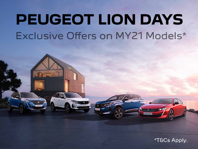 PEUGEOT Lion Days Run Out MY21 Models - Ends 30 June 2022