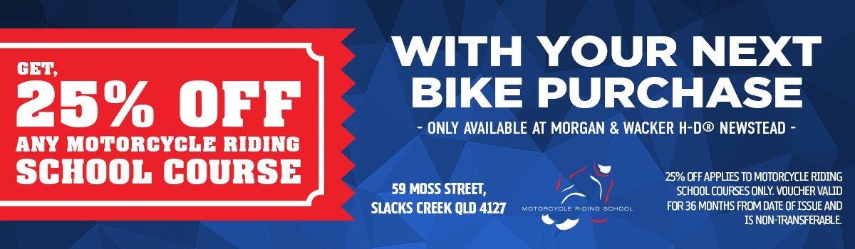 25% off ANY Motorcycle Riding School Course Large Image