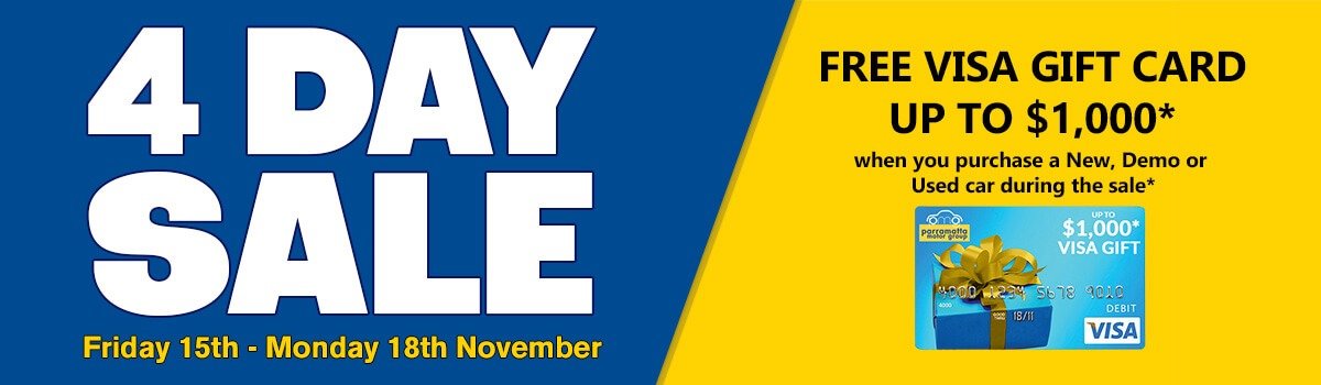 4 Day Sale - FREE Visa Gift Card* Large Image