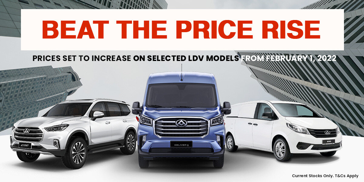 blog large image - LDV Vehicles To Get A Price Rise