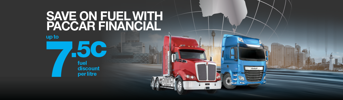 SAVE ON FUEL WITH PACCAR FINANCIAL & CMV TRUCK CENTRE Large Image