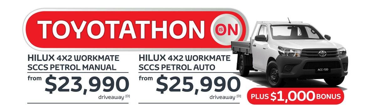 Toyotathon is on now at Waverley Toyota, that means fantastic offers across the HiLux range Large Image