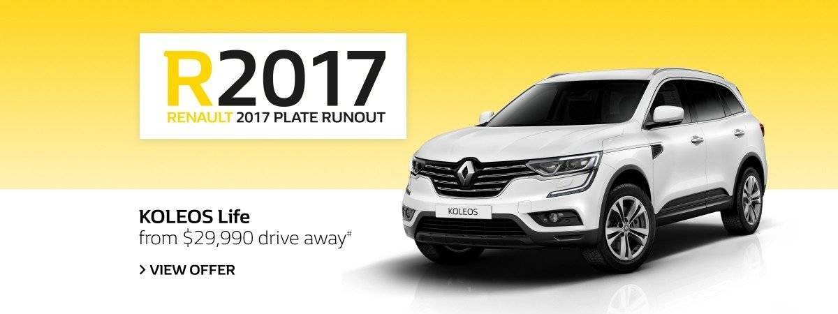 Renault 2017 Plate Runout
