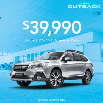 Outback 2.5i from $39,990 Small Image