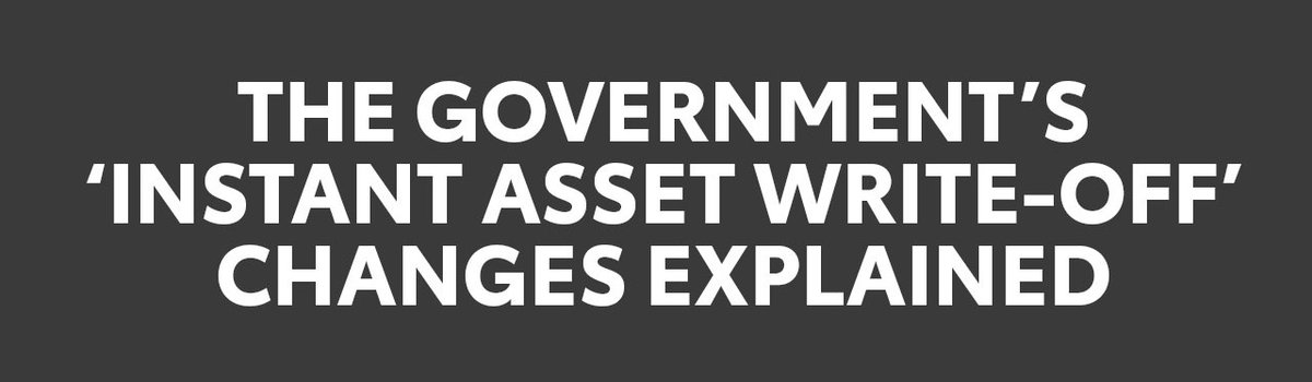 The Government's 'Instant Tax Write-Off' Explained Large Image
