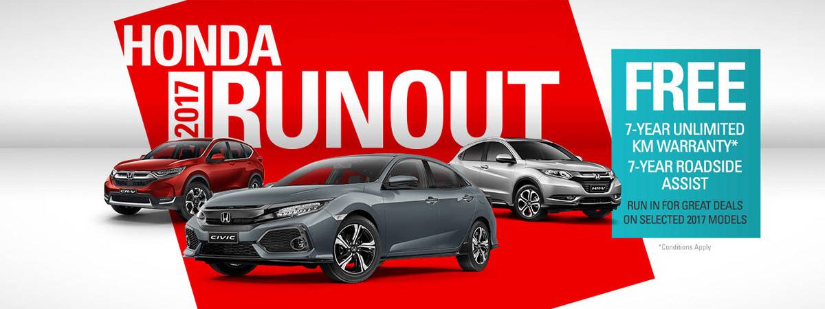 Honda 2017 Runout