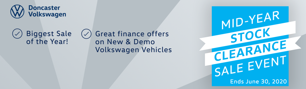 Doncaster Volkswagen’s Mid-Year Stock Clearance is on now! Large Image