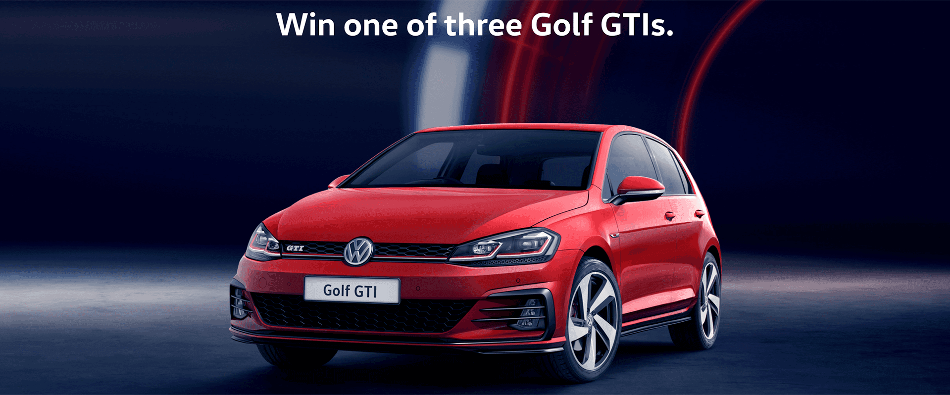 Service to win a Volkswagen Golf GTI