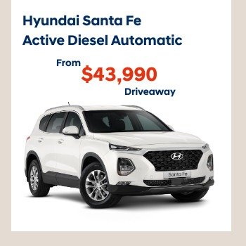 NEW SANTA FE 7S ACTIVE DIESEL AUTOMATIC SUV Small Image
