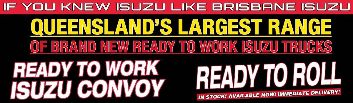 Queensland's Largest Range Of Brand New Ready To Work Isuzu Trucks Large Image