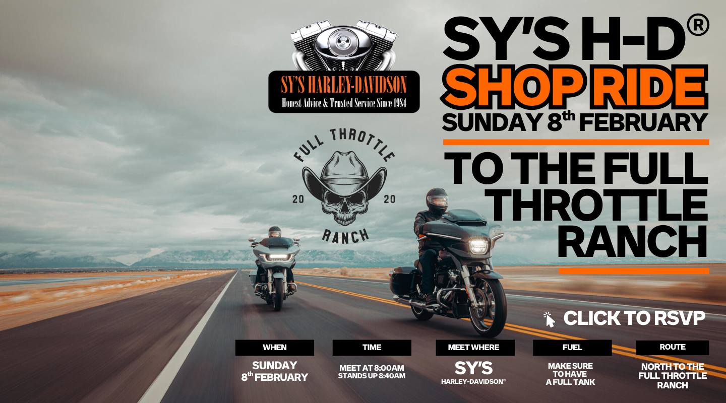 Sy’s Harley-Davidson Shop Ride – Full Throttle Ranch