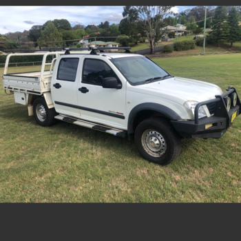 2004 Holden Rodeo with steel tray Small Image