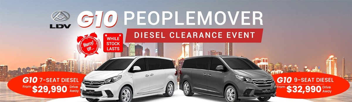 MY19 LDV G10 7 & 9 Seater People Mover Clearance Large Image