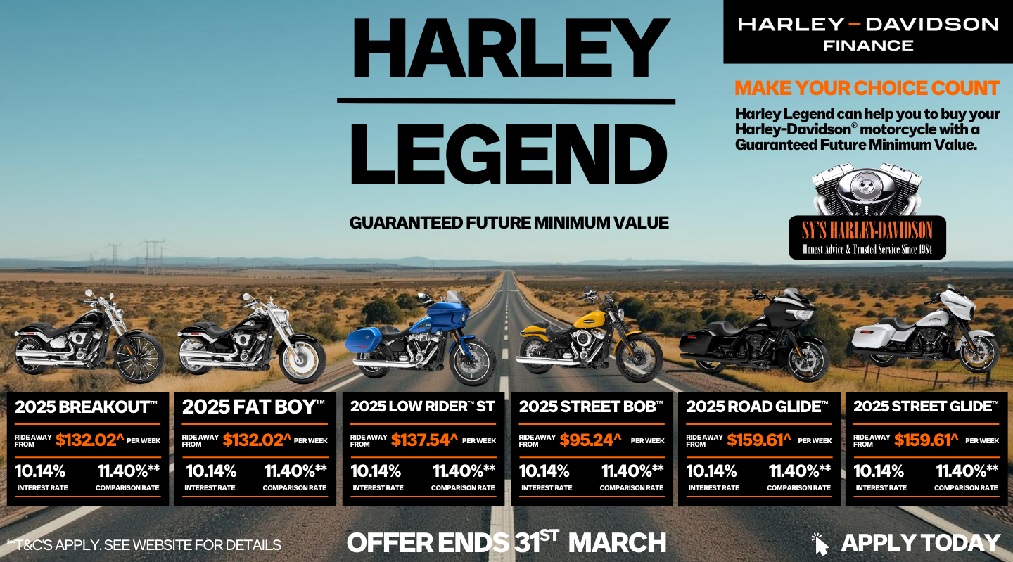 Harley Legend – Finance Offers