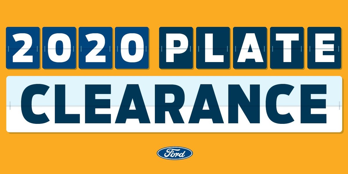 blog large image - 2020 Plate Clearance on NOW!
