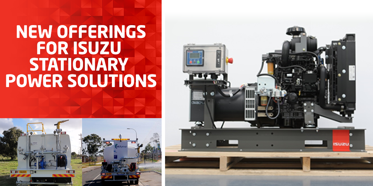 blog large image - Isuzu’s Stationary engine power solutions make significant advances