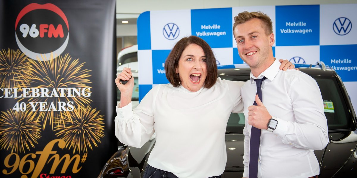 blog large image - Radio prize winner collects her new T-Roc from us!