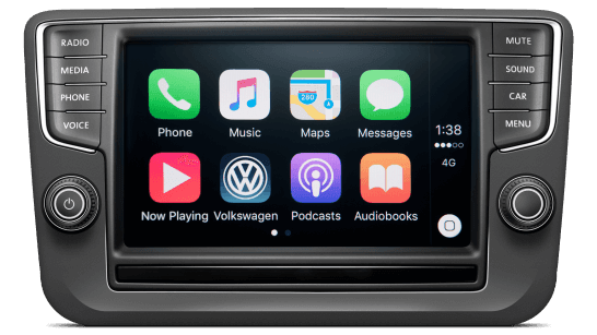 The apps from your phone in your car