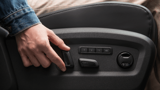 Well adjusted electronic seats