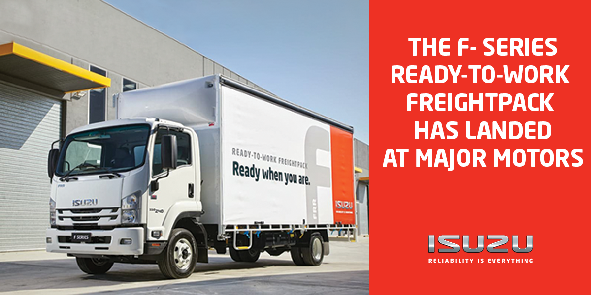 blog large image - Isuzu announces F Series Ready-to-Work Freightpack