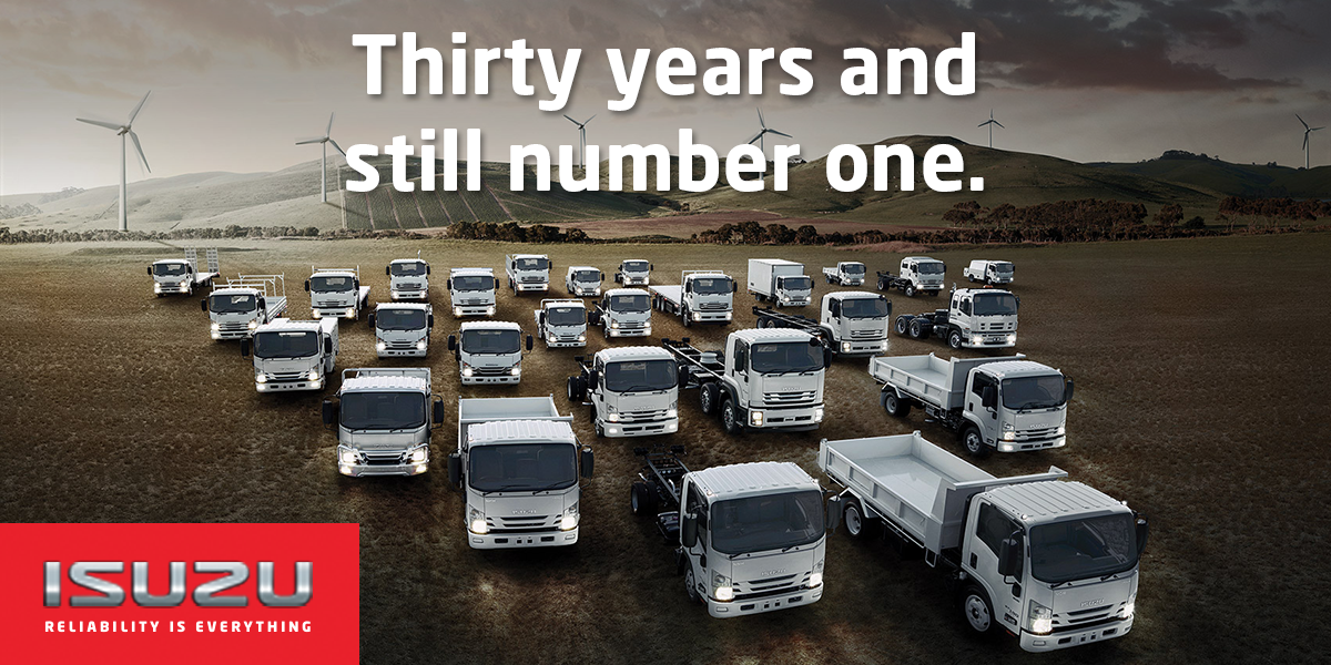 blog large image - Isuzu’s 30th year of being the leading brand was set in a record year of truck sales