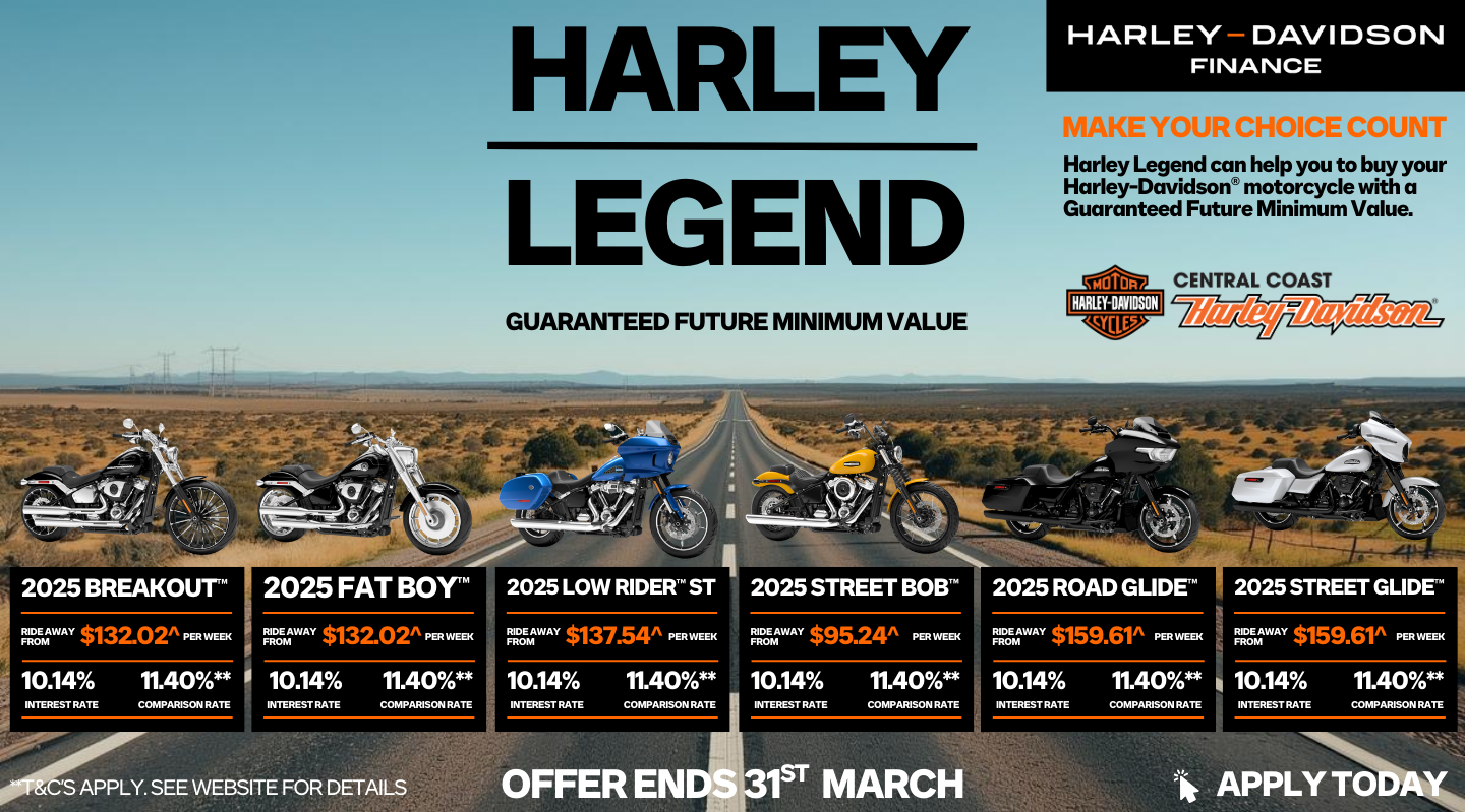 Harley Legend – Finance Offers