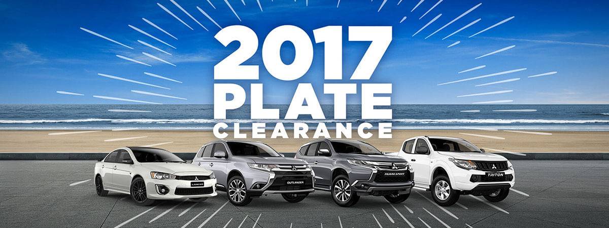 2017 Plate Clearance
