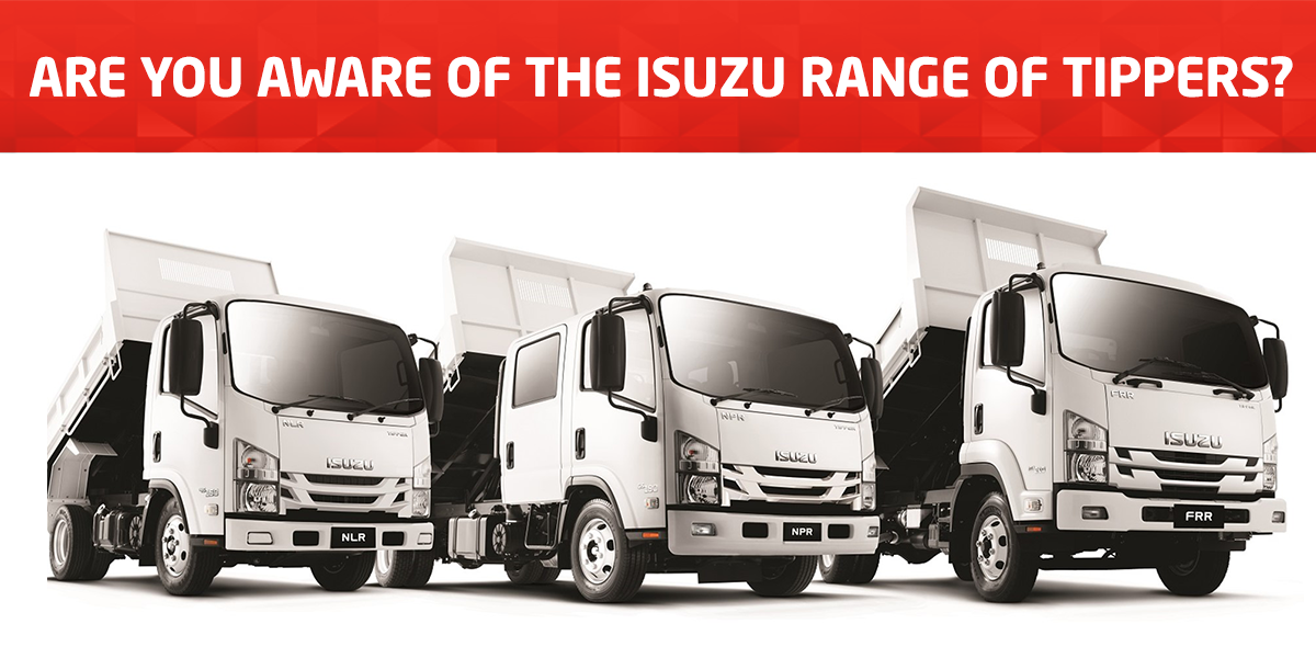 blog large image - Are you aware of the Isuzu range of tippers?