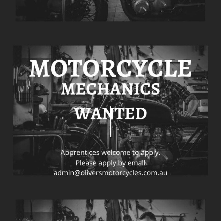 Mechanics and Apprentices Wanted!