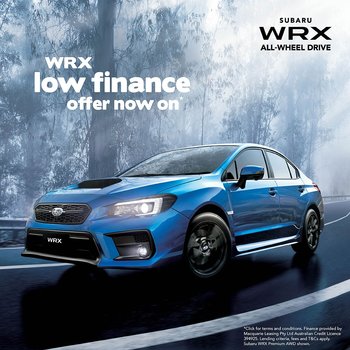 WRX low finance offer now on Small Image