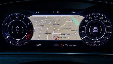 Golf R Active Info Display