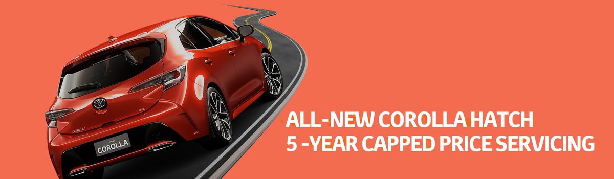 All-New Corolla Hatch, 5 Year Cap Price Servicing Large Image