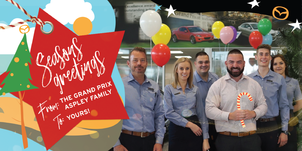 blog large image - Happy Holidays from the Grand Prix Mazda Aspley Family