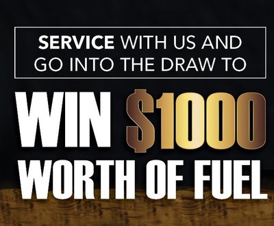Win $1,000 worth of fuel sign image