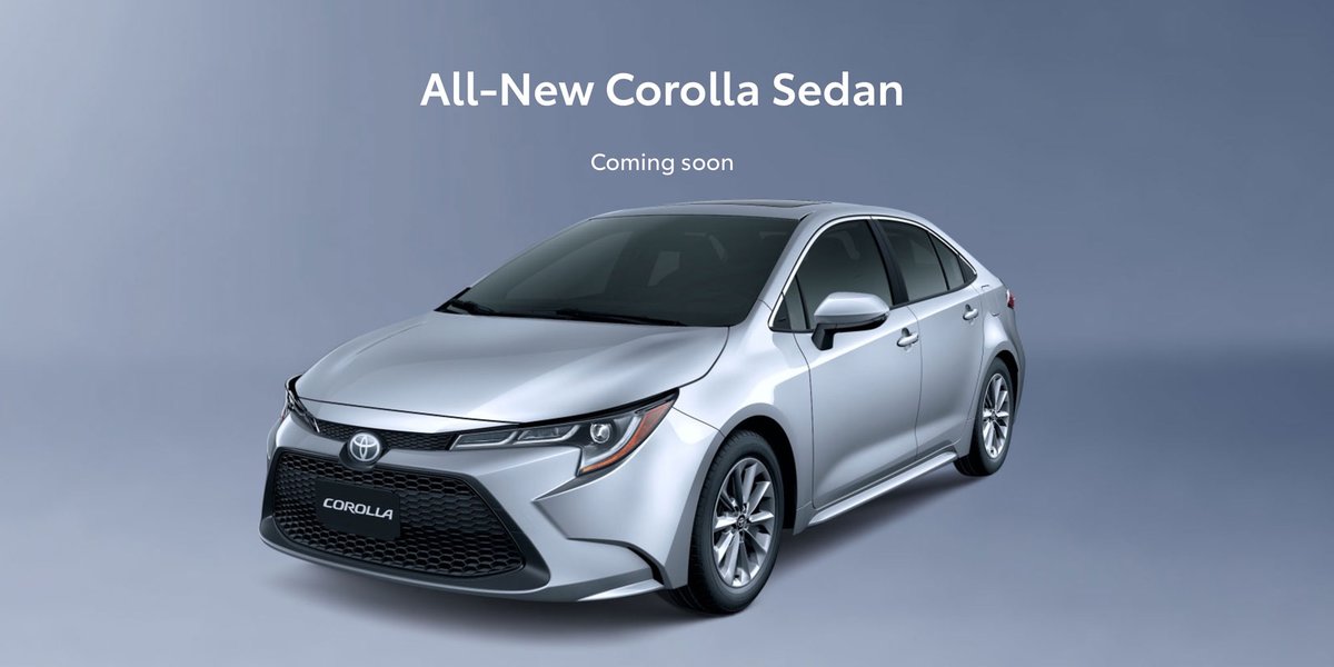 blog large image - All-New Corolla Sedan - Coming Soon