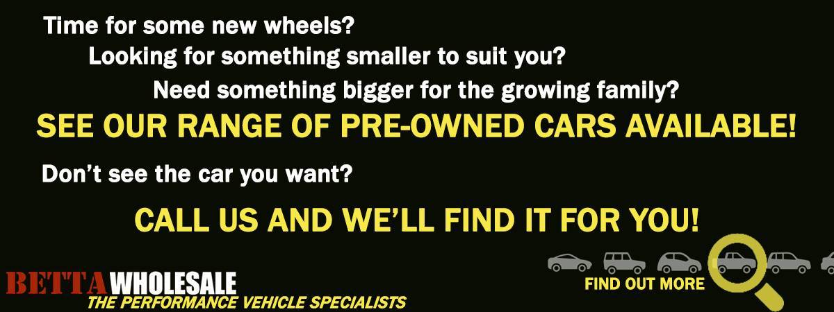 Betta Wholesale Pre-Owned Stock