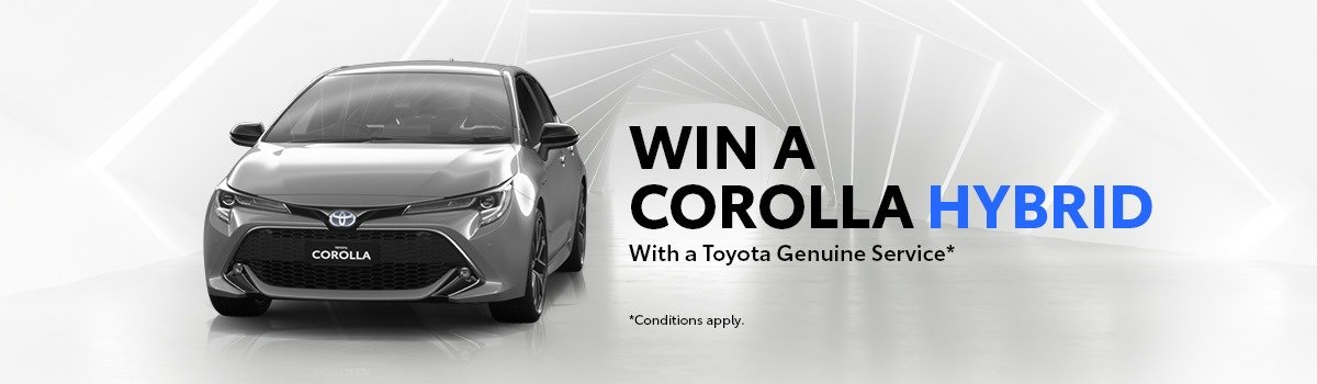 Win a Corolla Hybrid with a Toyota Geniune Service Large Image