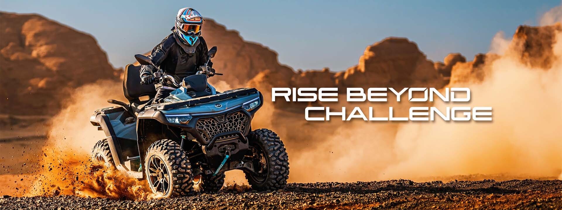 CFMoto ATVs - Rise Beyond Challenge