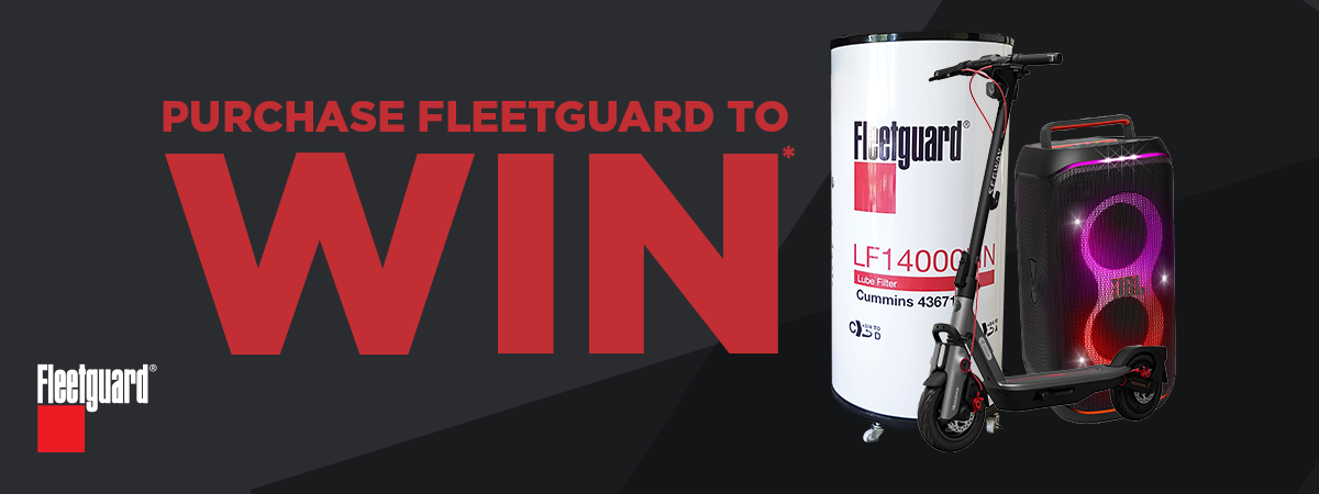 WIN BIG WITH FLEETGUARD! Large Image