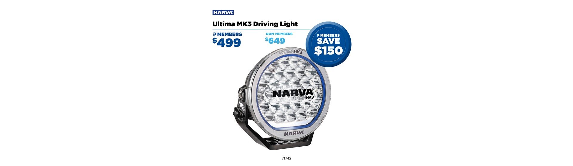 Ultima MK3 Driving Light 