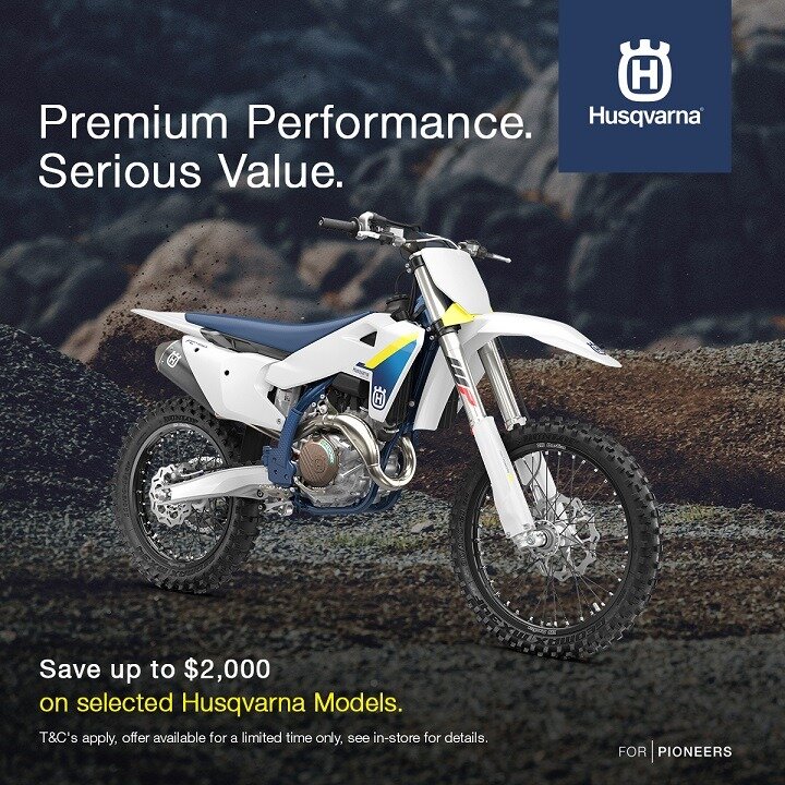 Save on Selected Husqvarna Models